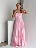 Rochie Plisata Leyla Baby Pink