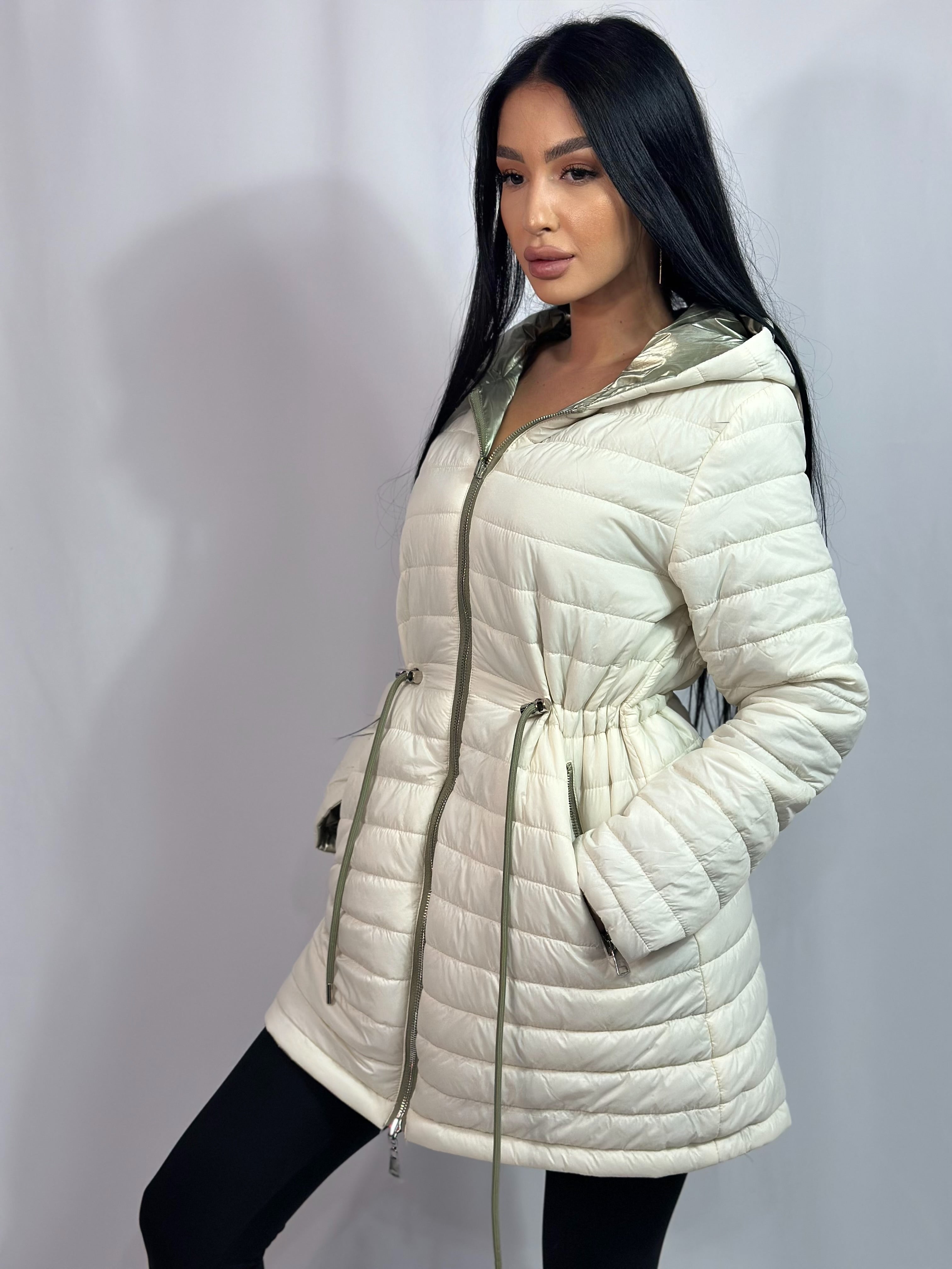 Geacă Double Style Green - Demhana Boutique 