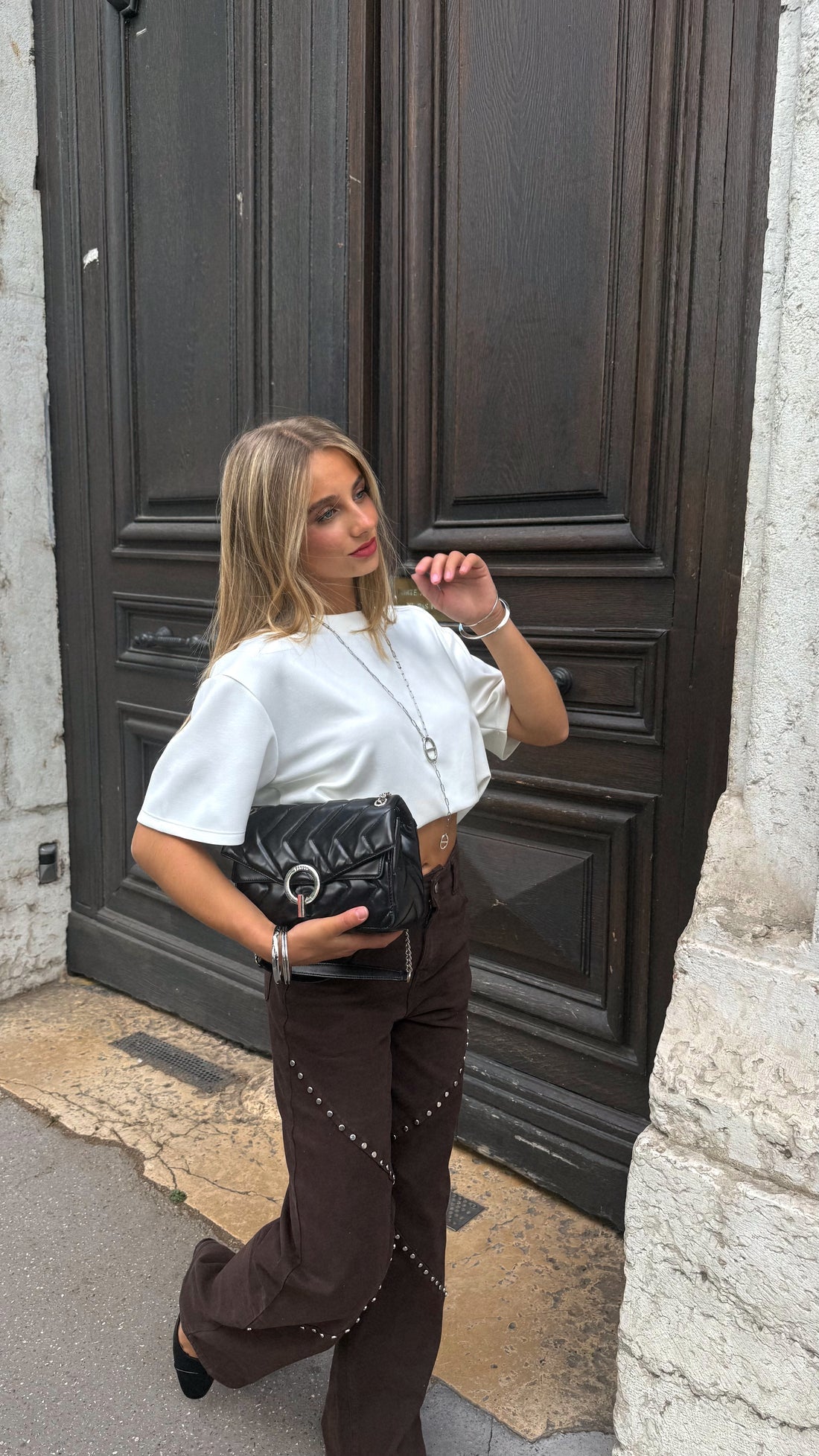 Blugi Brown Stras