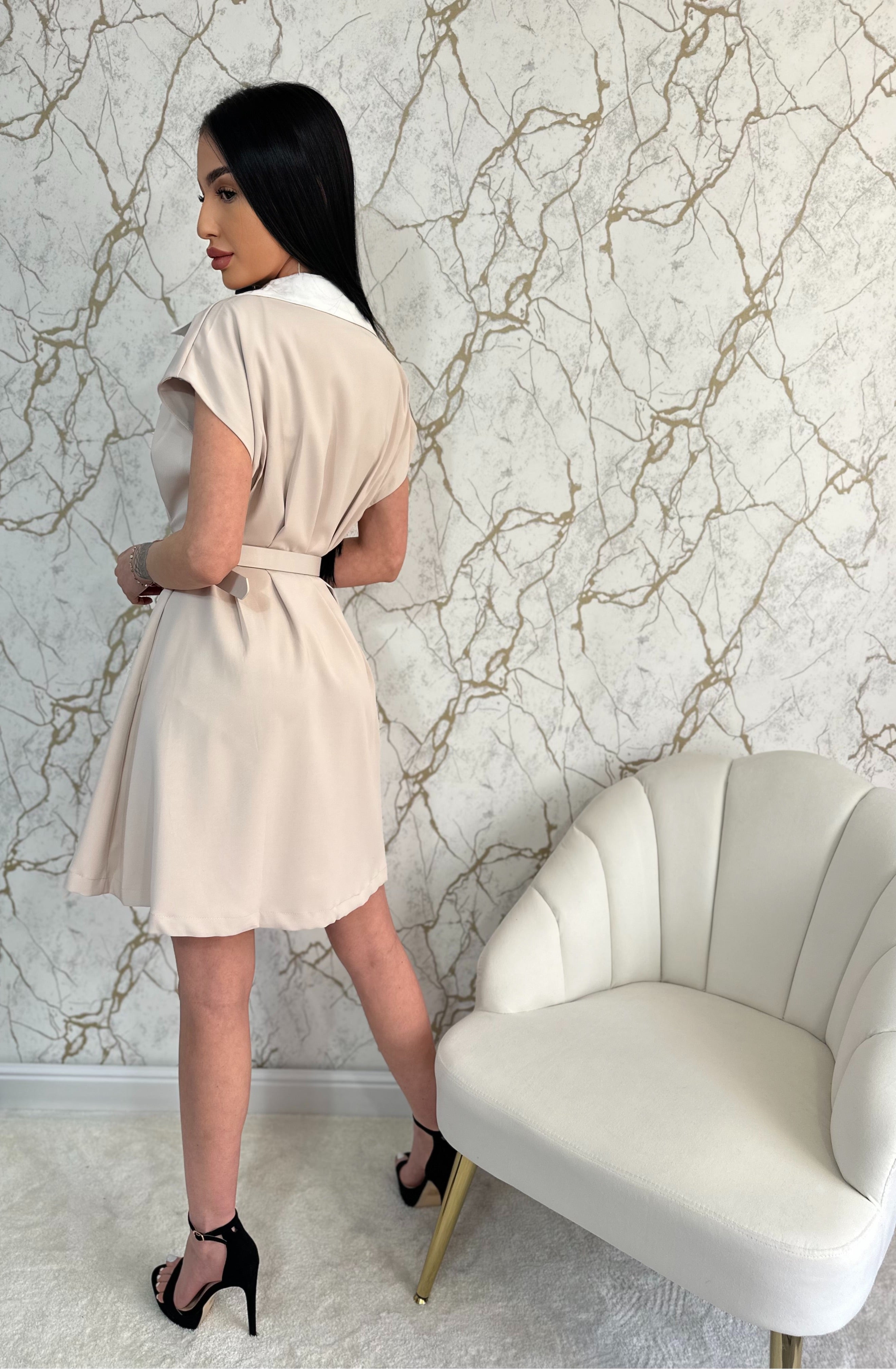 Rochie Bussines Beige