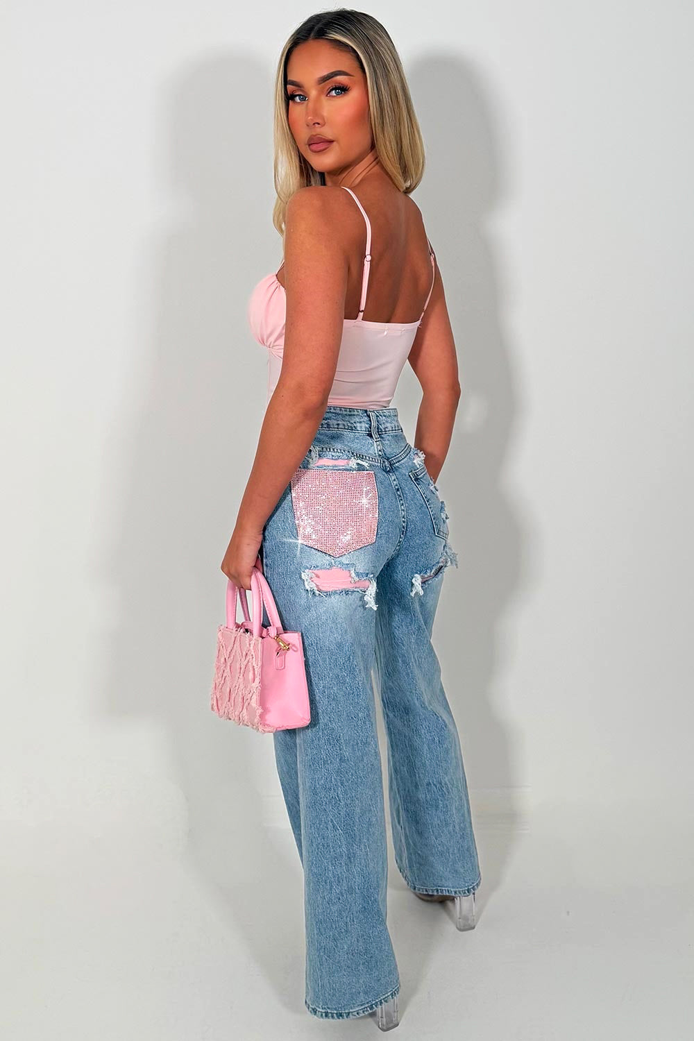 Blugi Pink Sparkle