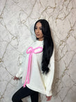 Pulover Ribbon White