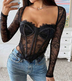 Top Lace Black