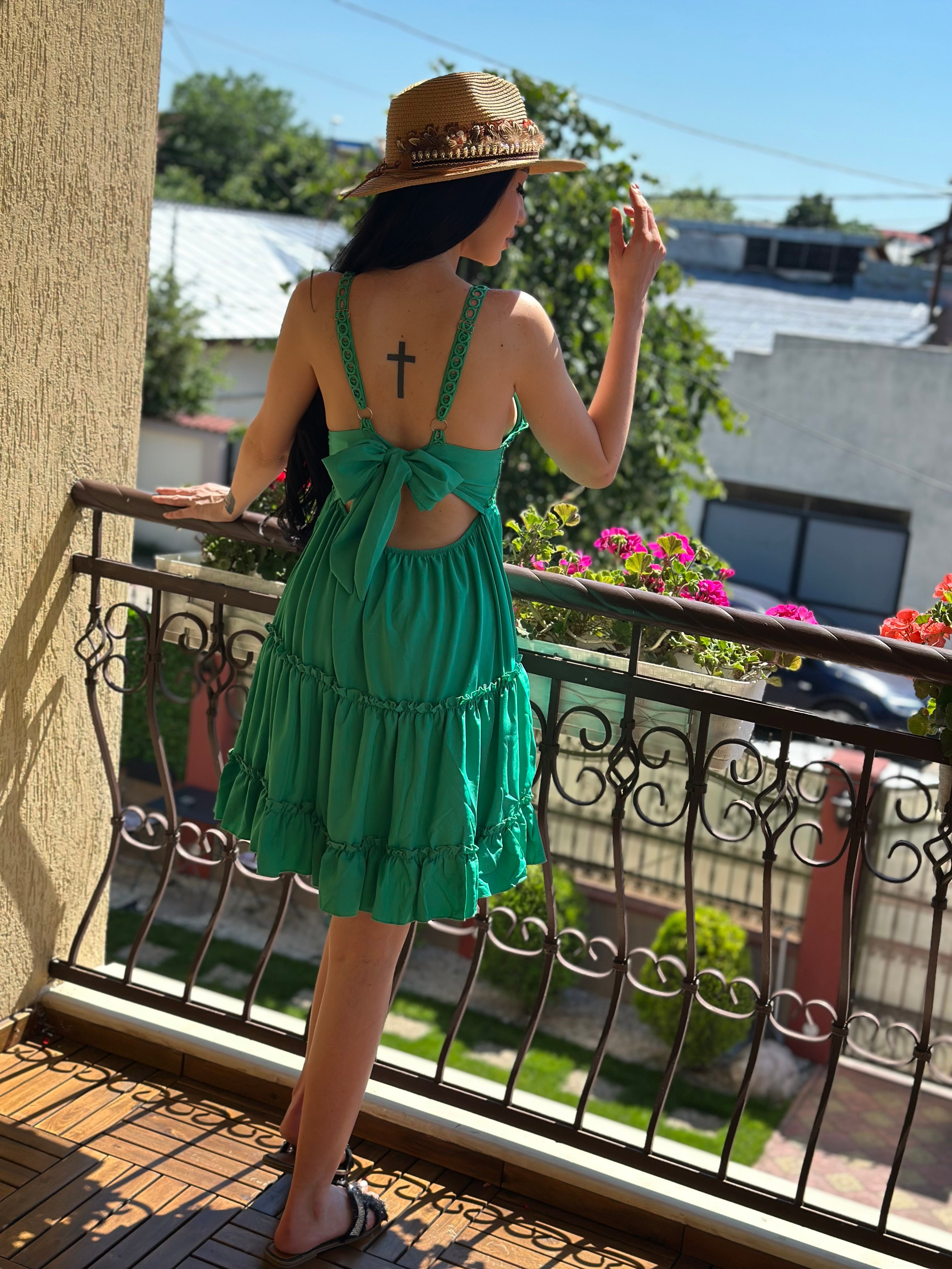 Rochie Misa Green
