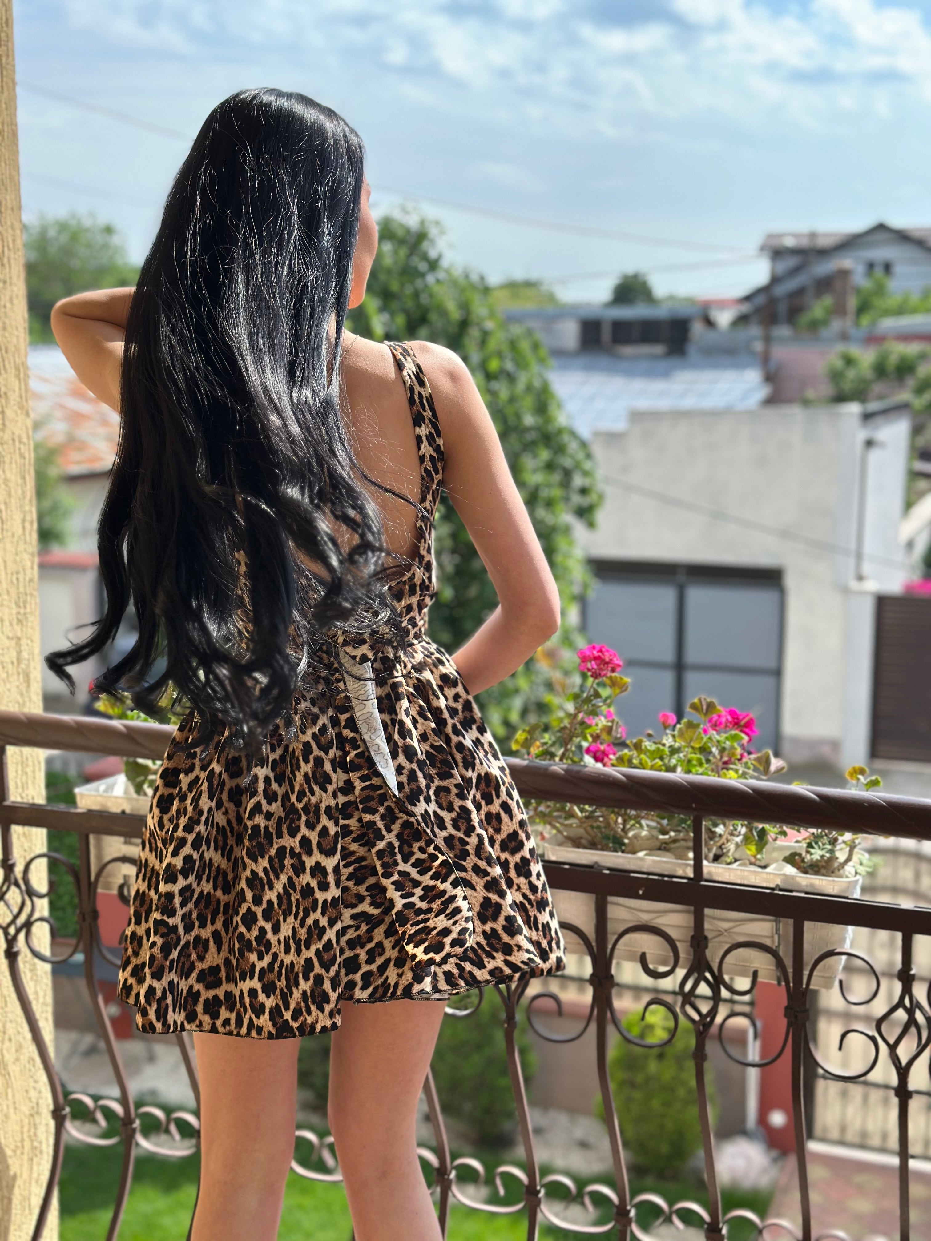 Rochie Ribbon Animal Print