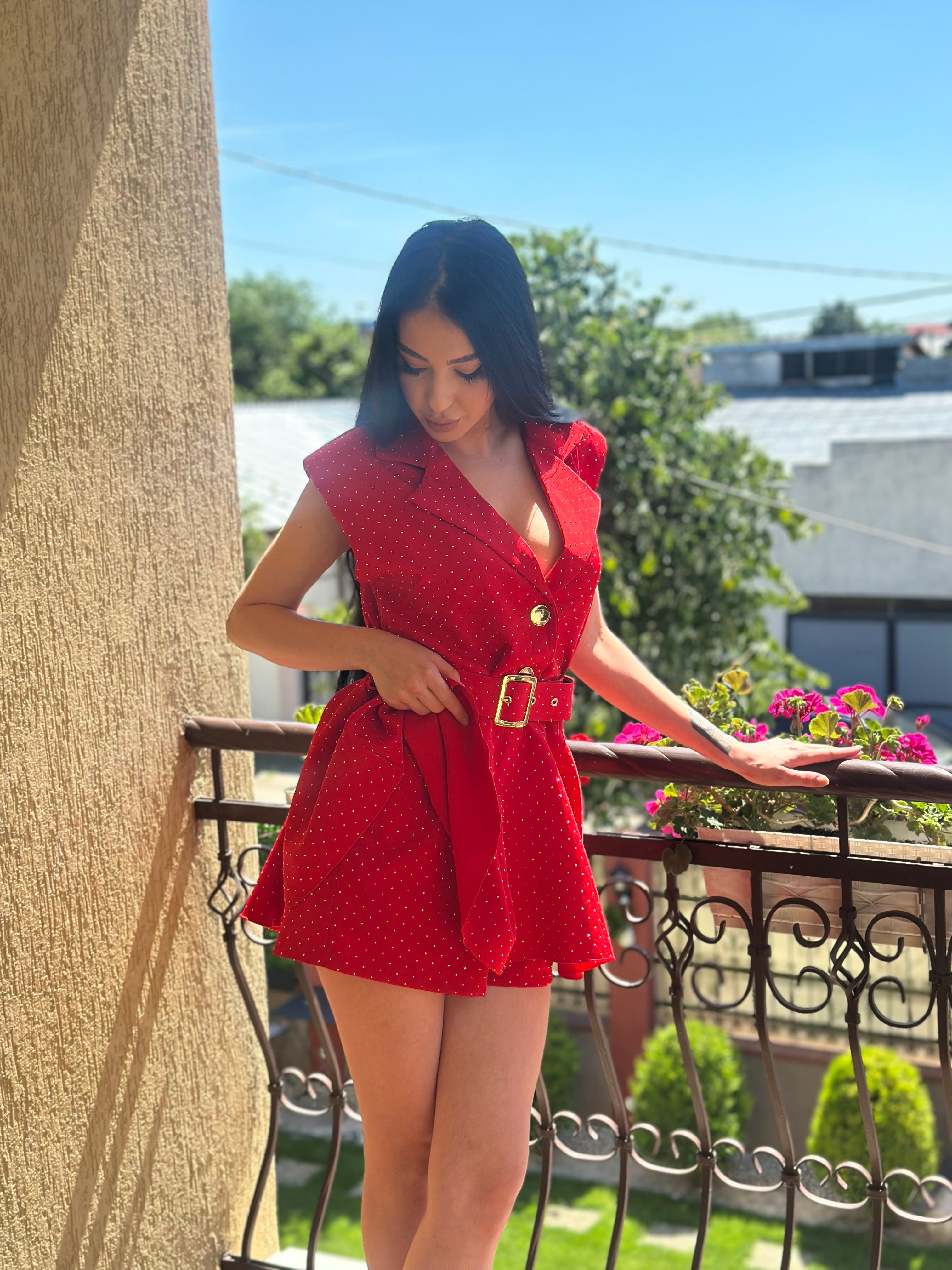 Salopeta Nia Red Glam