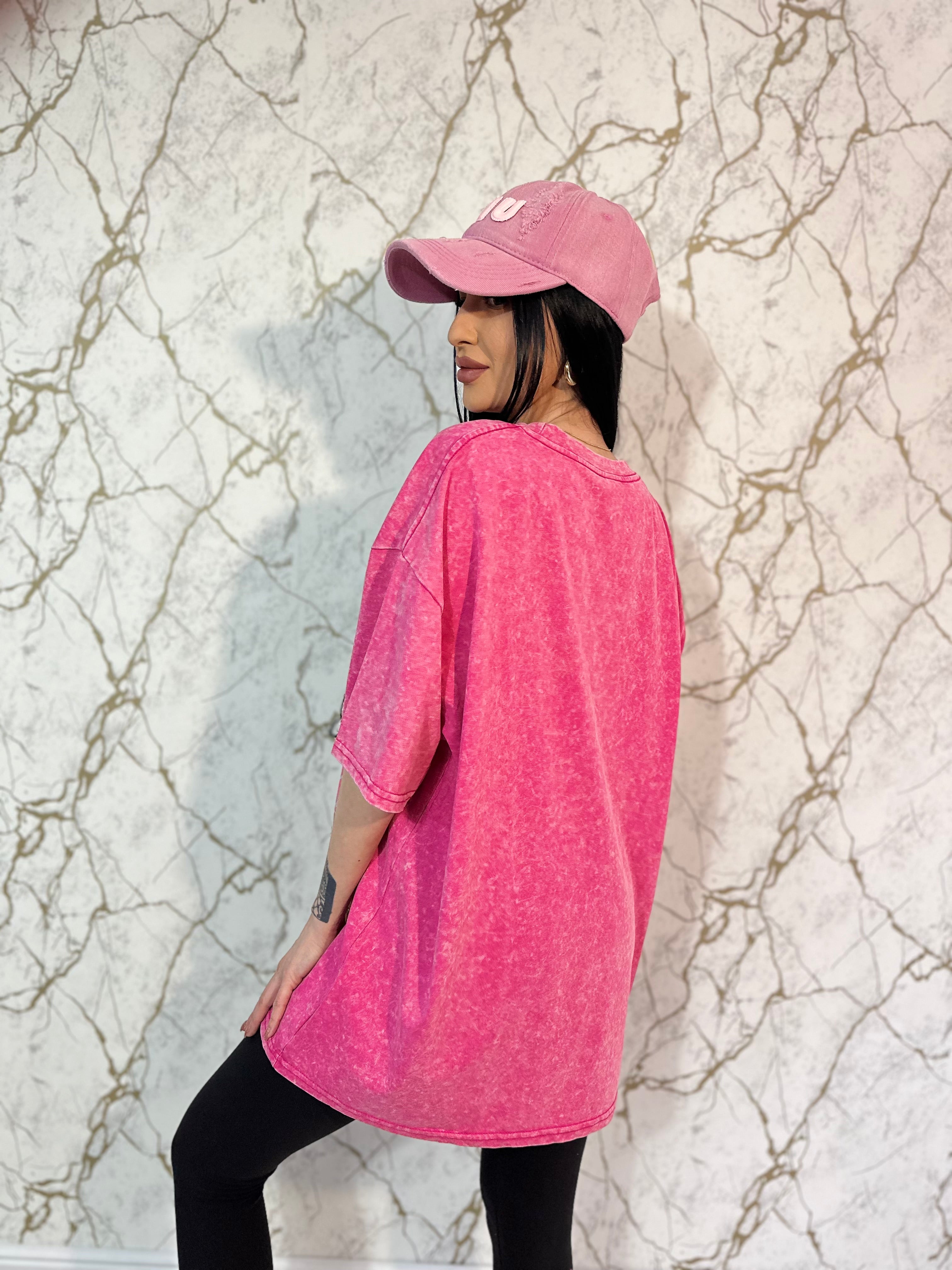 Tricou Coreea Style Rabbit Pink