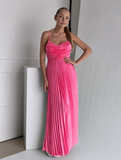 Rochie Plisată Leyla Pink