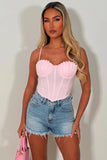 Pantaloni scurti Pink Sparkle