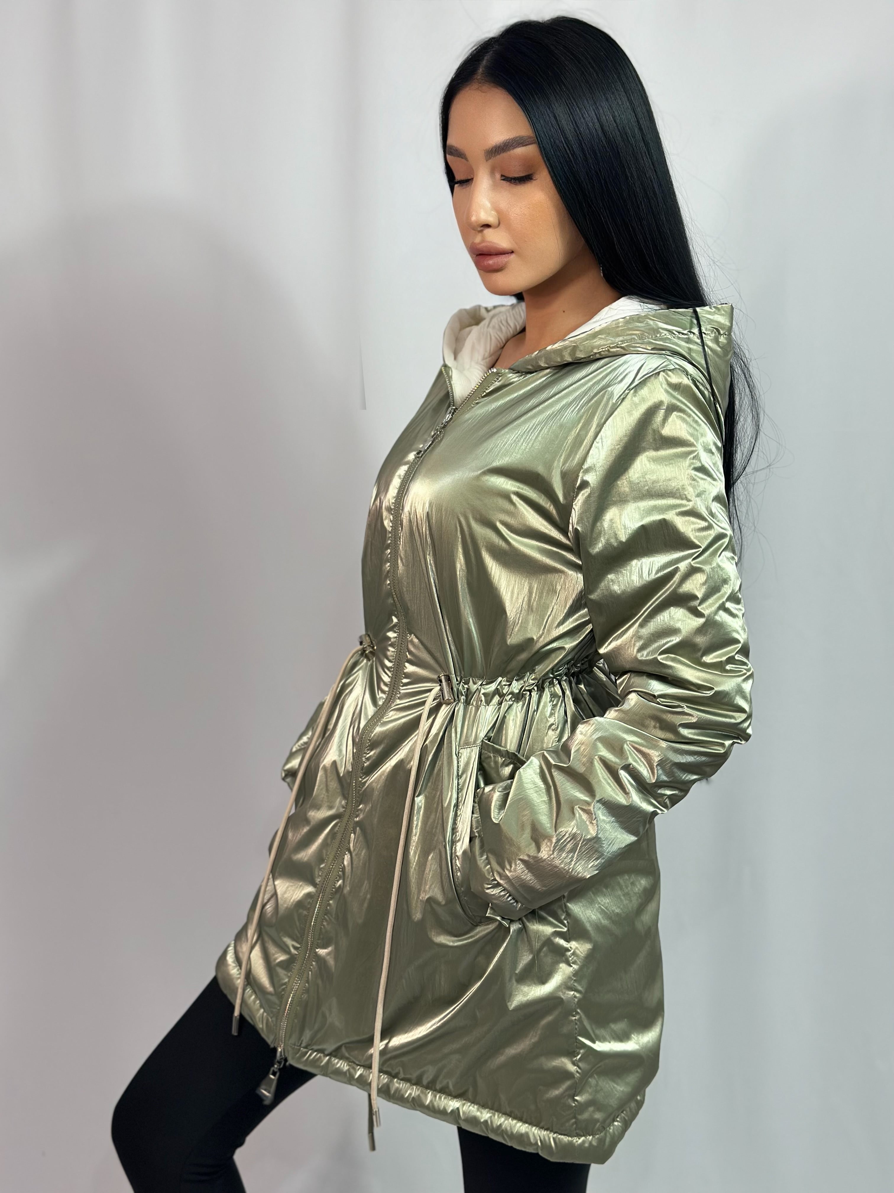 Geacă Double Style Green - Demhana Boutique 
