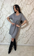 Rochie Tricot Gold