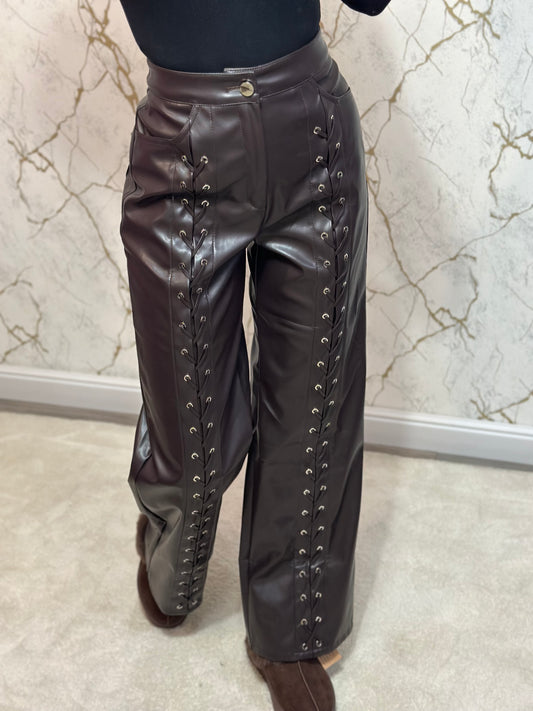 Pantaloni Piele Ecologică Clarice