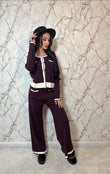 Compleu Tricot Elegance Bordo