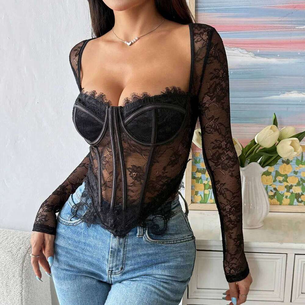 Top Lace Black