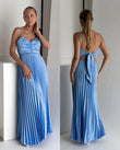Rochie Plisată Leyla  Baby Blue