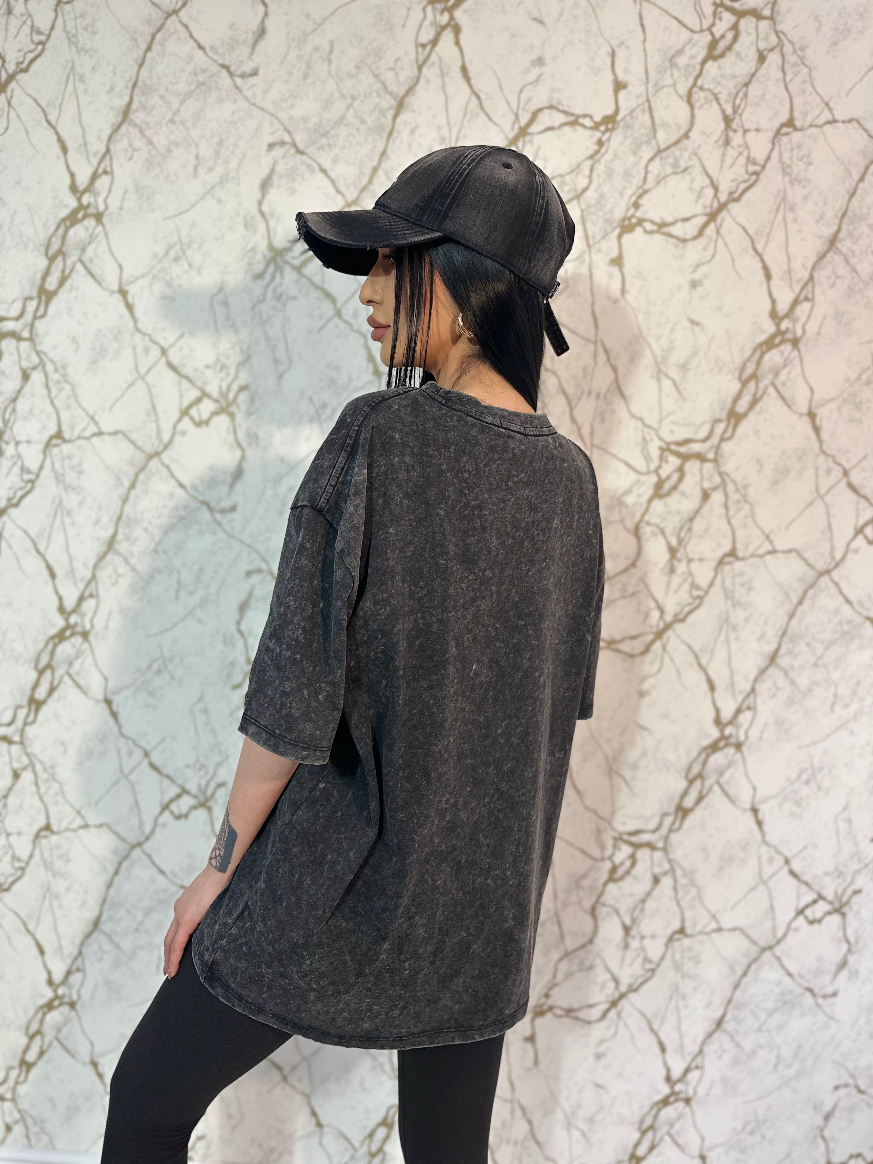 Tricou Coreea Style Rabbit Grey