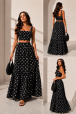 Fustă Maxi & Top Elastic cu Cupe