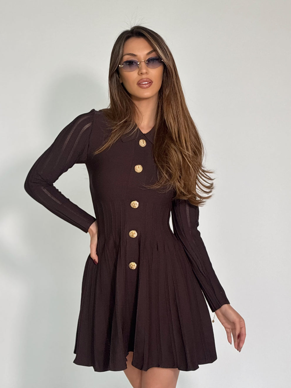 Rochie Christmas Party Brown