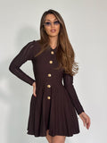 Rochie Christmas Party Brown