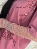 Tricou Dantelă Pink