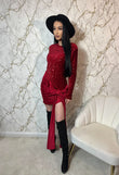Rochie Ribbon Red