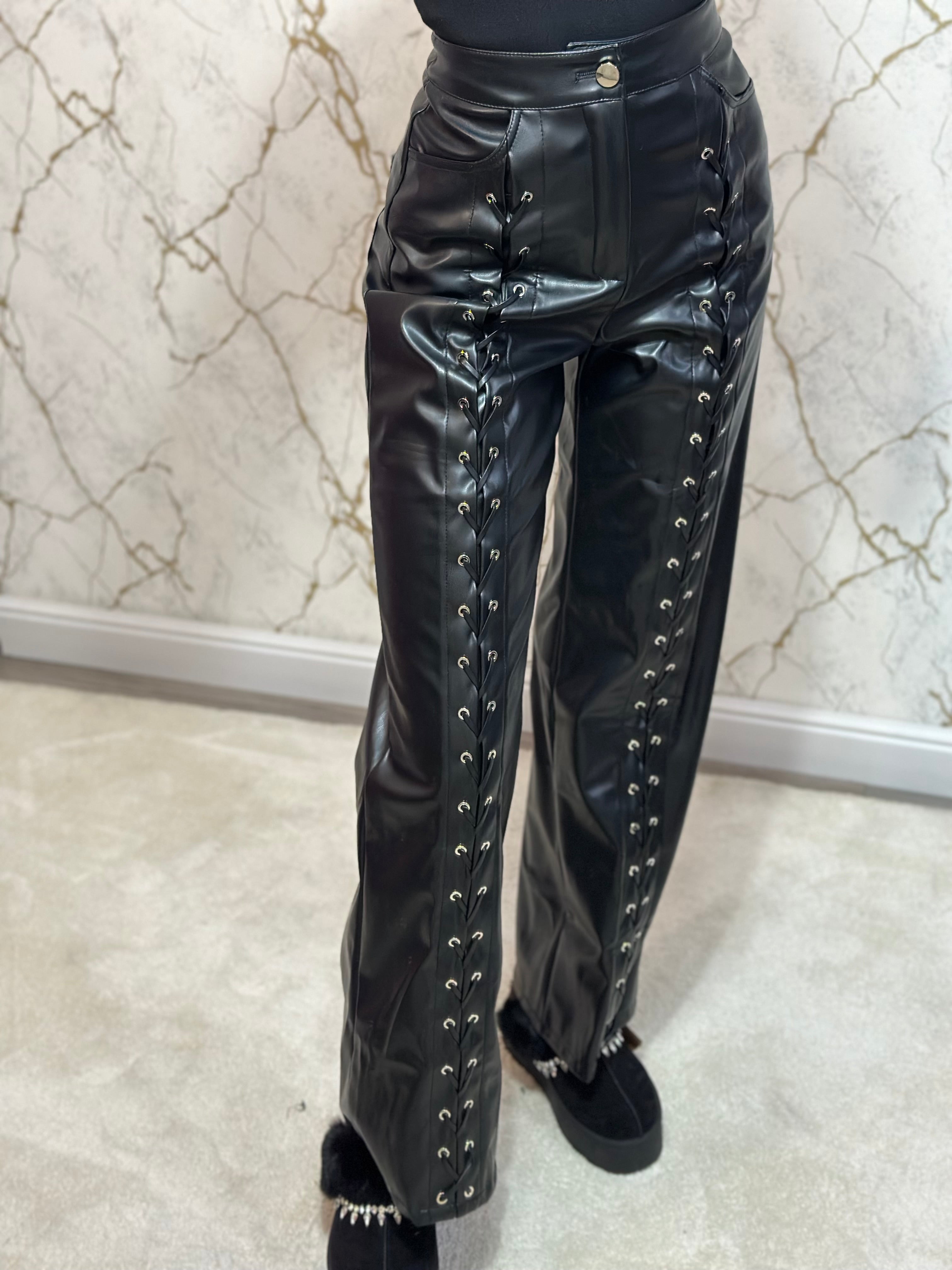 Pantaloni Piele Ecologică Clarice