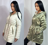 Geacă Double Style Green - Demhana Boutique 