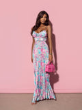 Rochie Plisată Leyla Floral Print