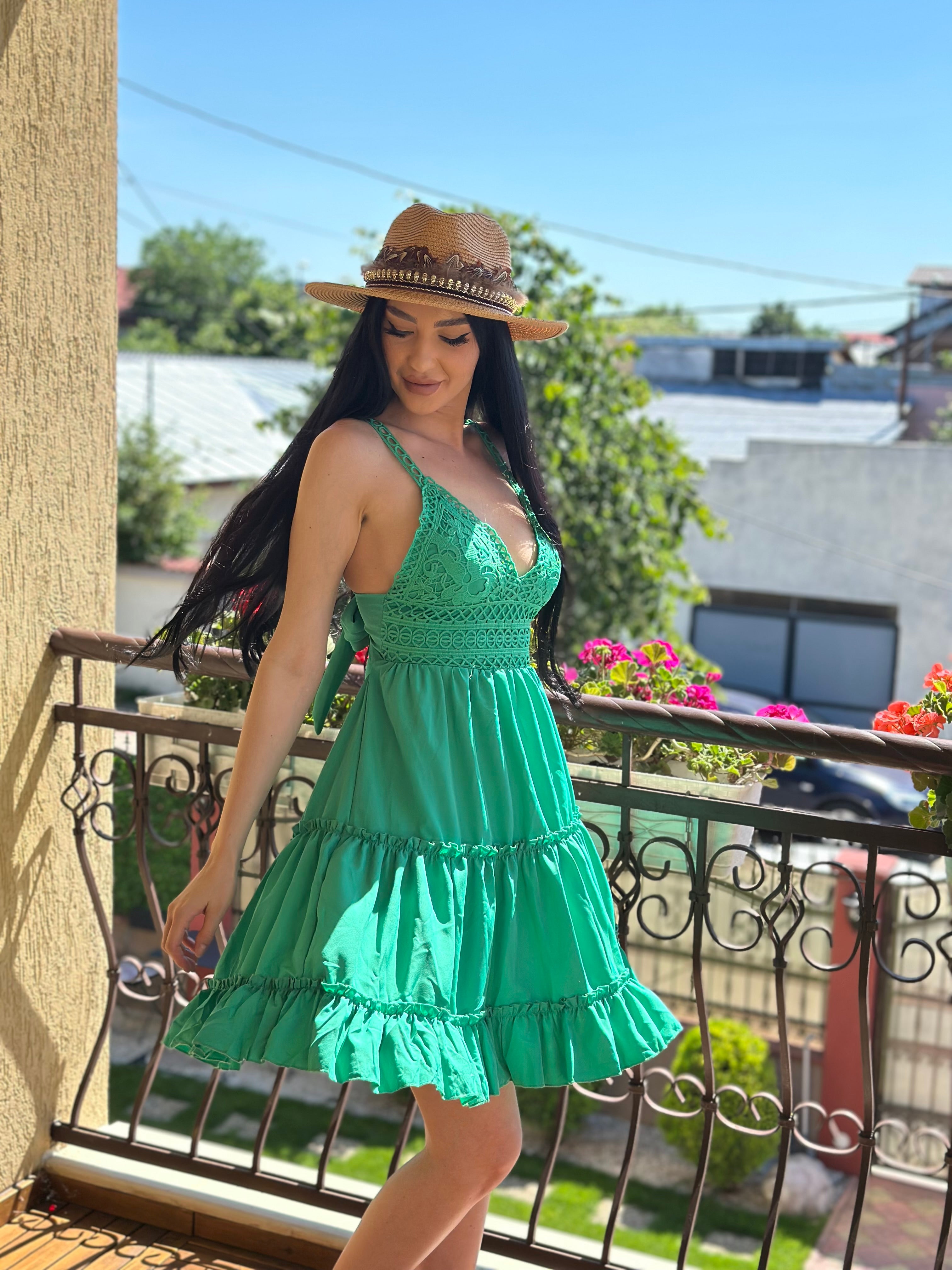 Rochie Misa Green