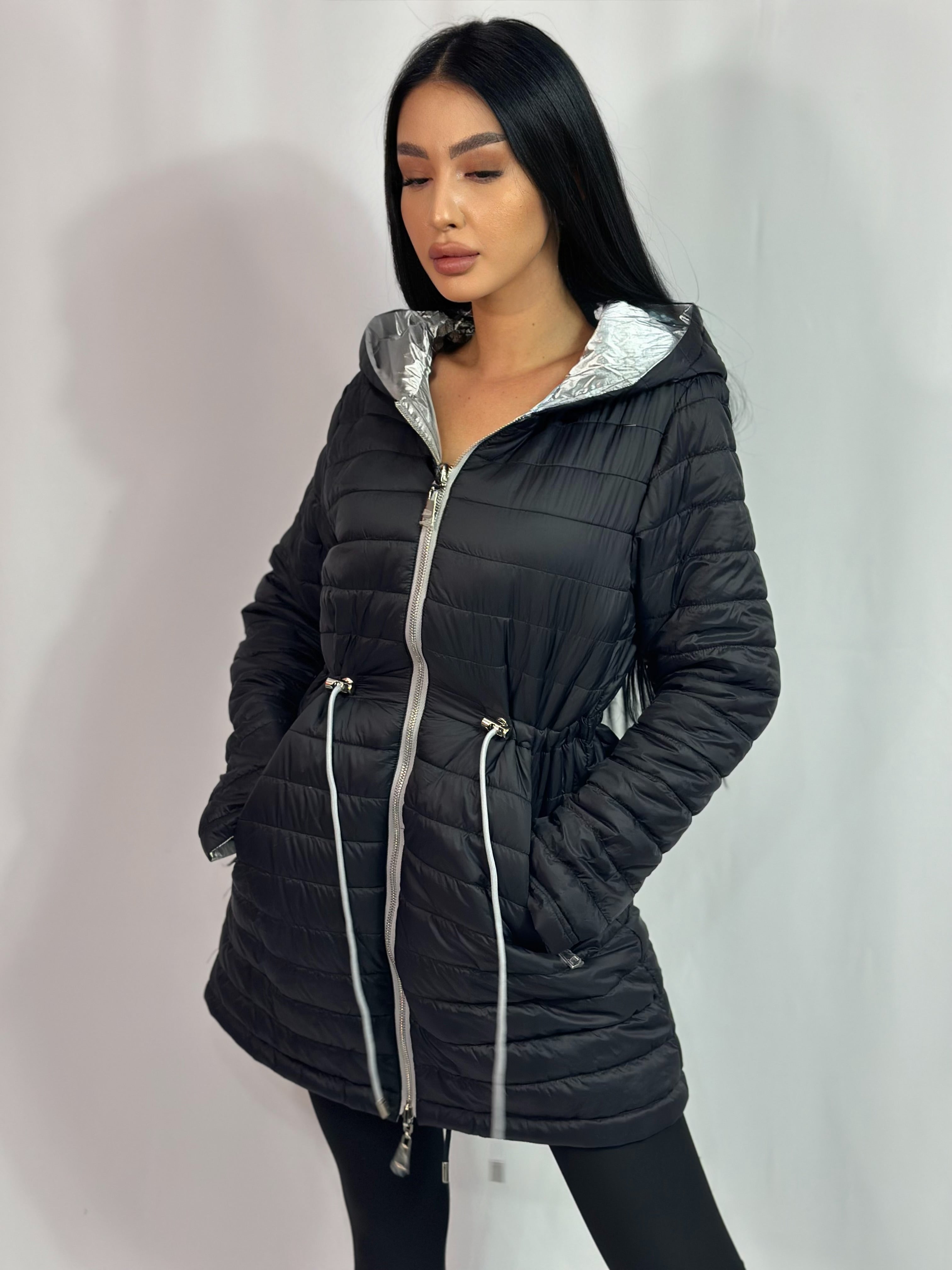 Geacă Double Style Black - Demhana Boutique 