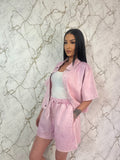 Set Crystal Denim Pink