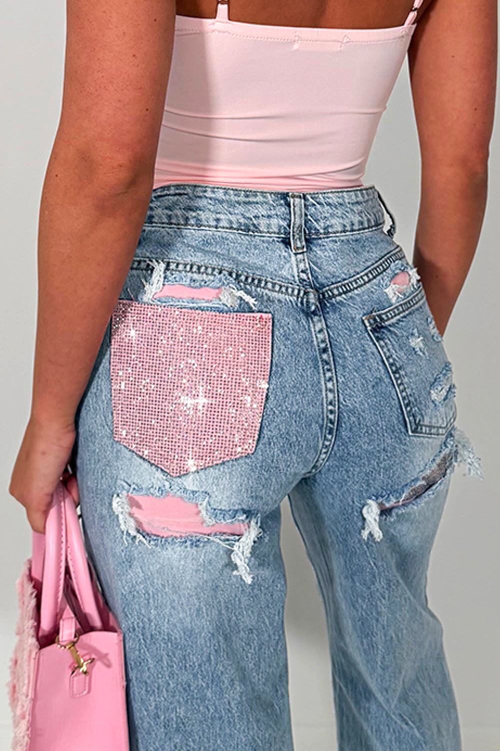 Blugi Pink Sparkle