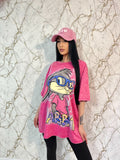Tricou Coreea Style Rabbit Pink