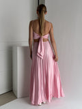 Rochie Plisata Leyla Baby Pink