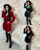 Rochie Prive Puf Green