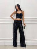 Pantaloni Paiete Disco - Demhana Boutique 