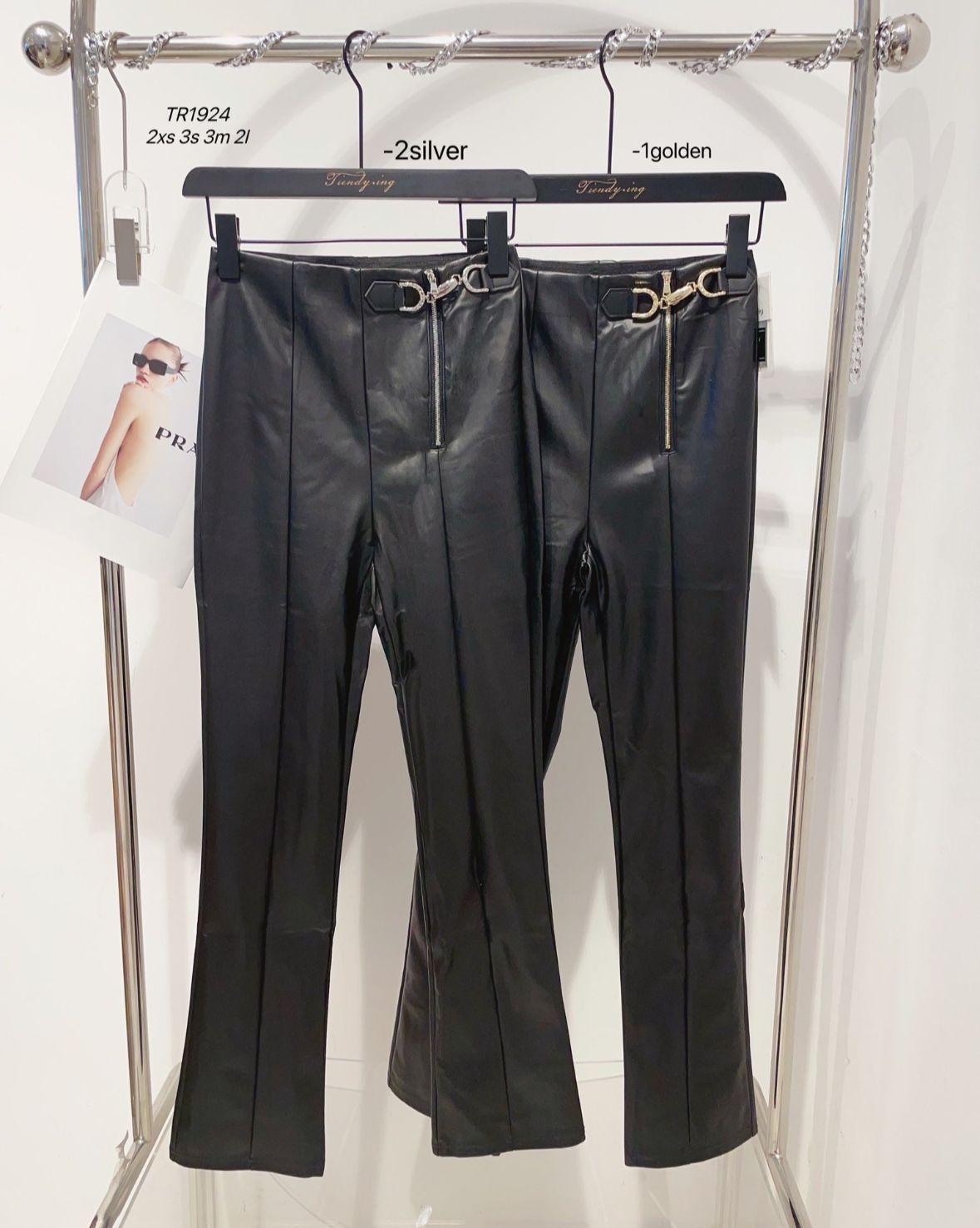 Pantaloni Piele Eco Luxe - Demhana Boutique 