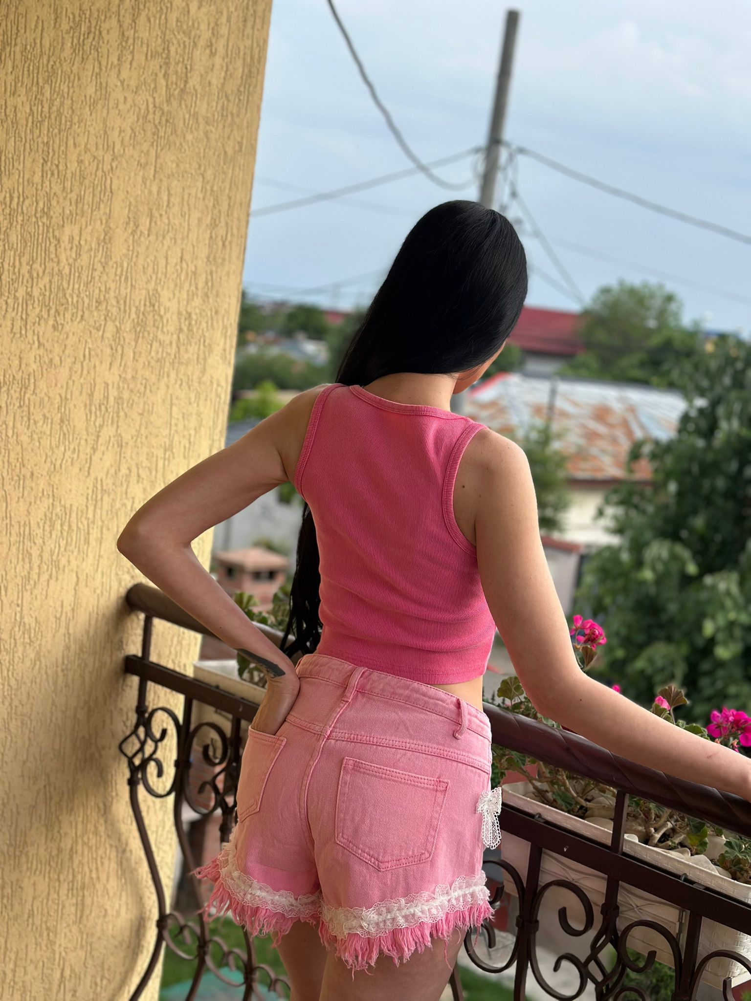 Pantaloni Scurți Ribbon